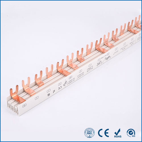 Insulated FORK type busbar 4P