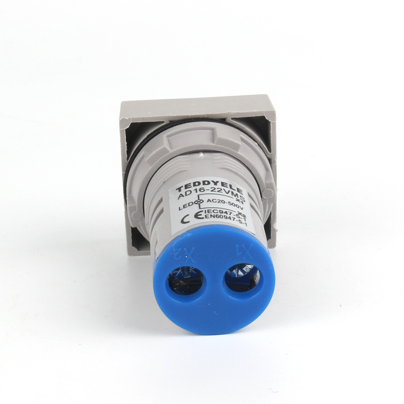 Voltage Meters - Square Blue