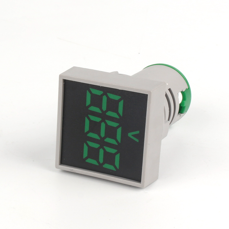 Voltage Meters - Square Green